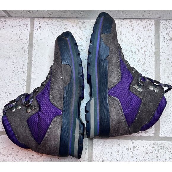 Timberland EUC Purple Brown Suede Hiking Desert Ankle Boots Size 7 - Picture 9 of 14